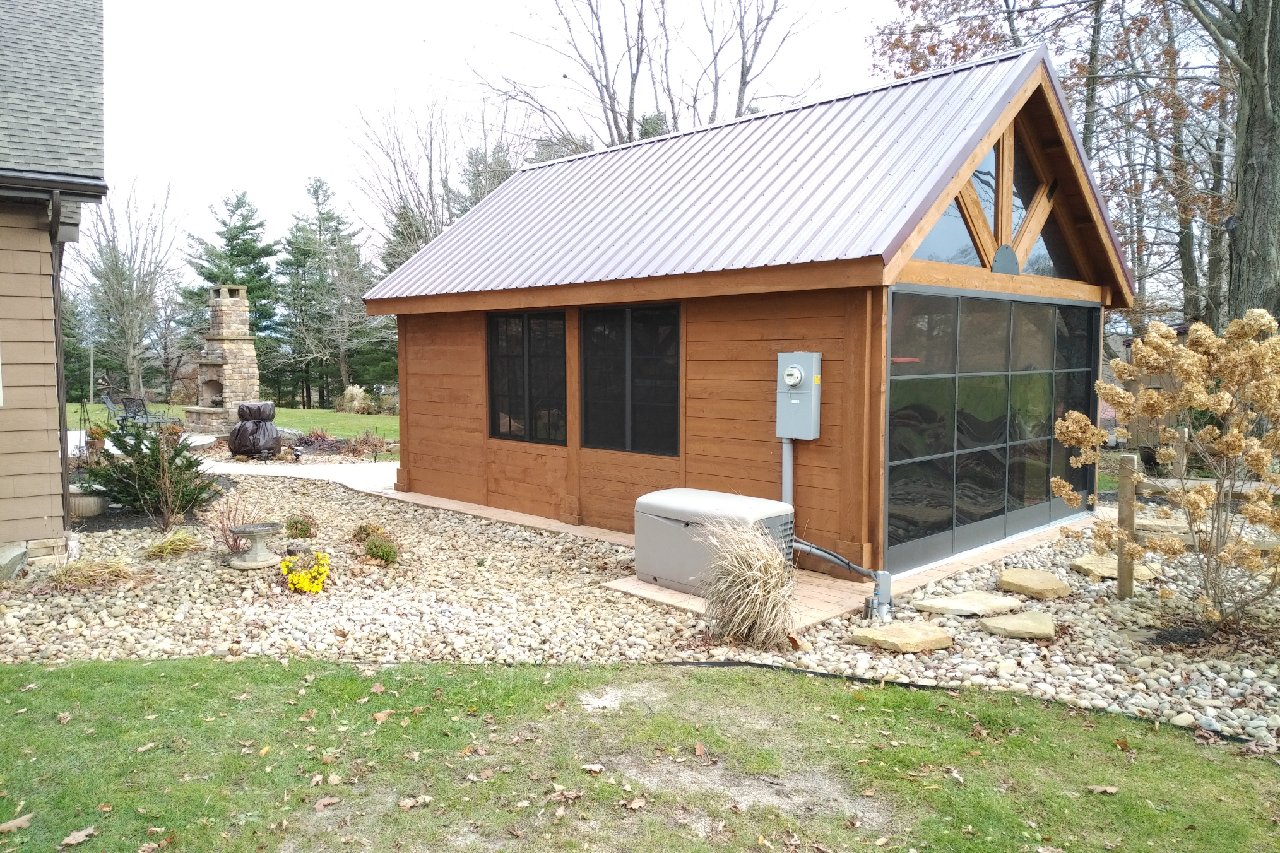 Enclosed pavilion- CALL FOR QUOTE-COST IS BASED ON LOCATION AND OPTIONS