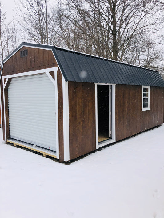 12x24 Lofted Garage 70897