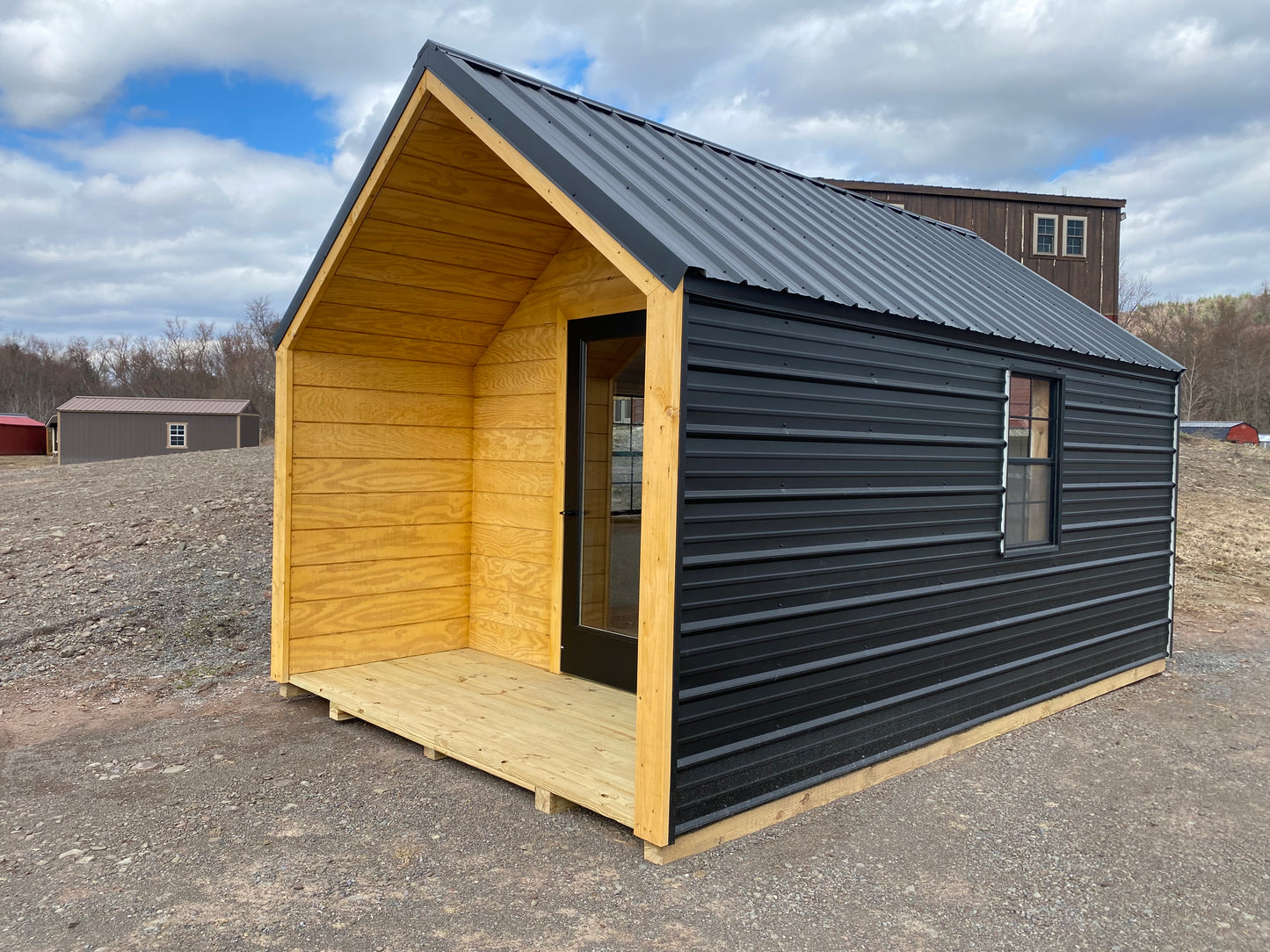 10x16 Steel Cabin 1226