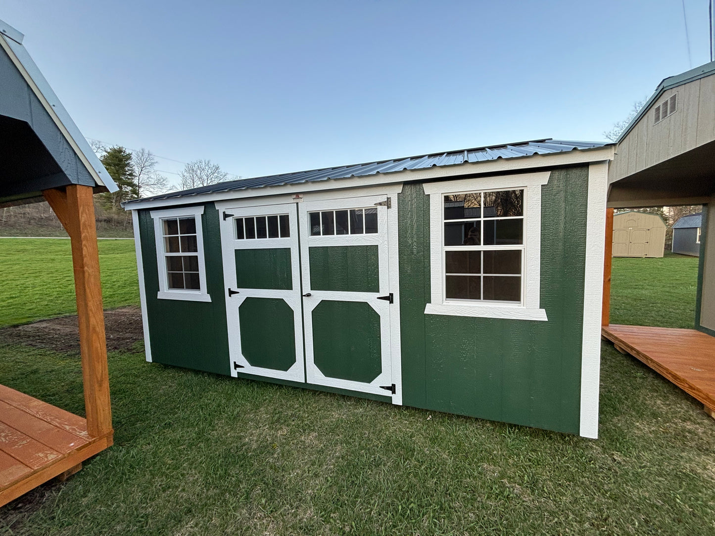 10x16 Side Utility Shed 71267