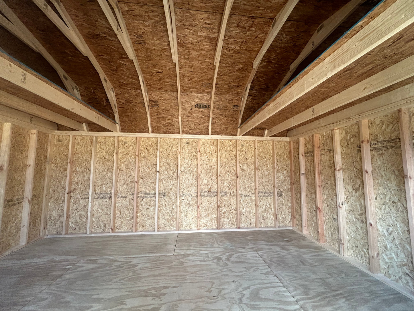 12x16 Side Lofted Barn 70606