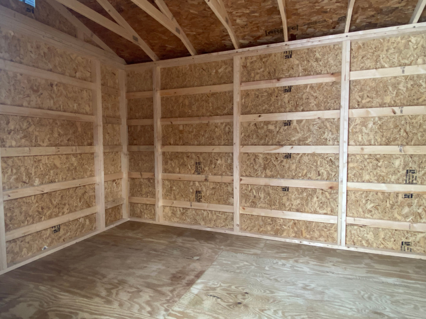 10x14 Side Utility Shed 72325