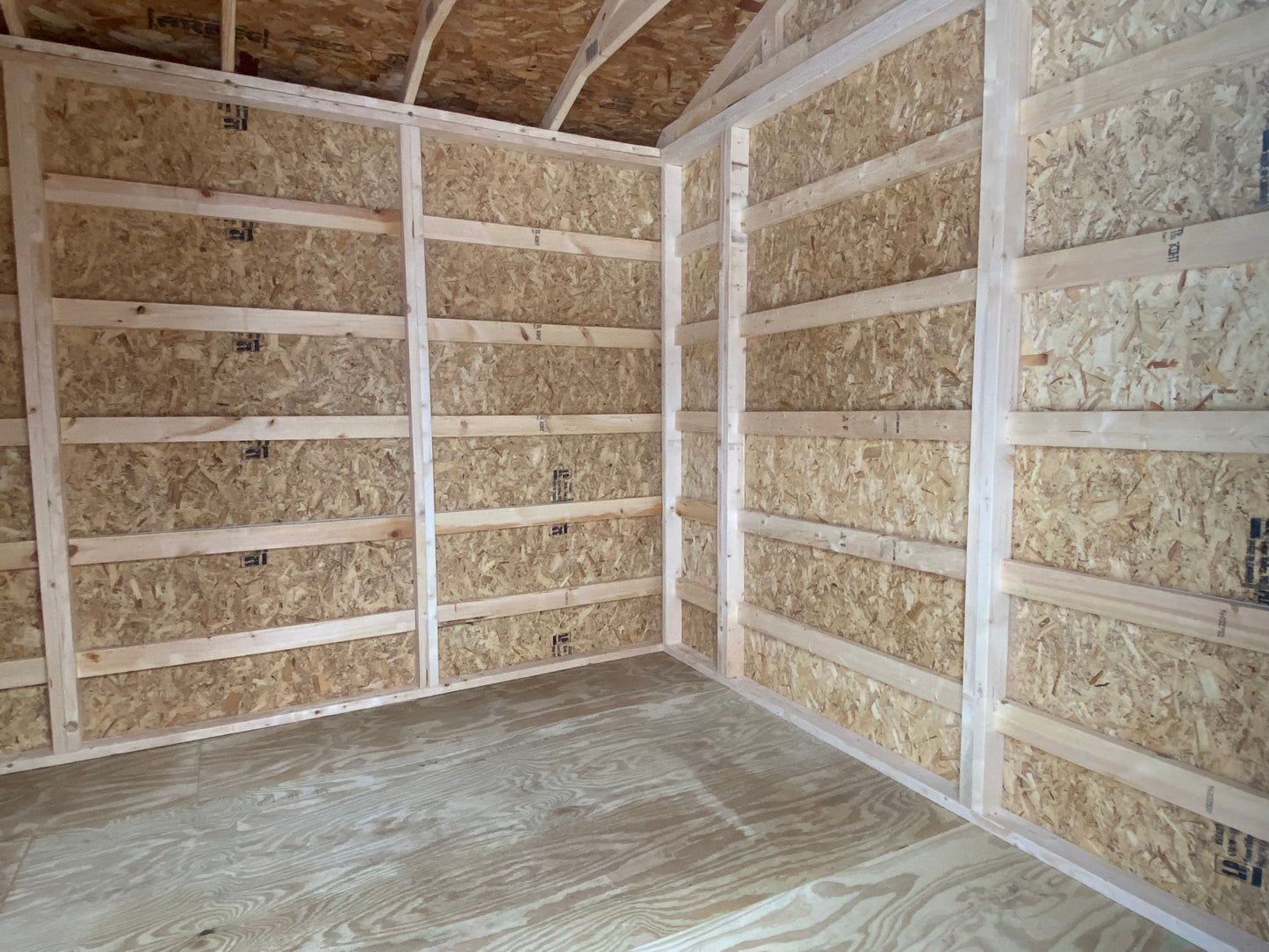 10x14 Side Utility Shed 72325