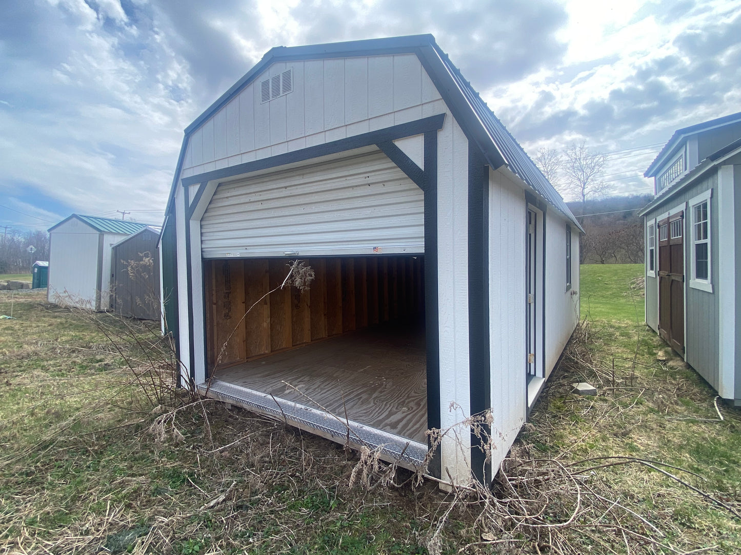 12x24 Lofted Garage 69781