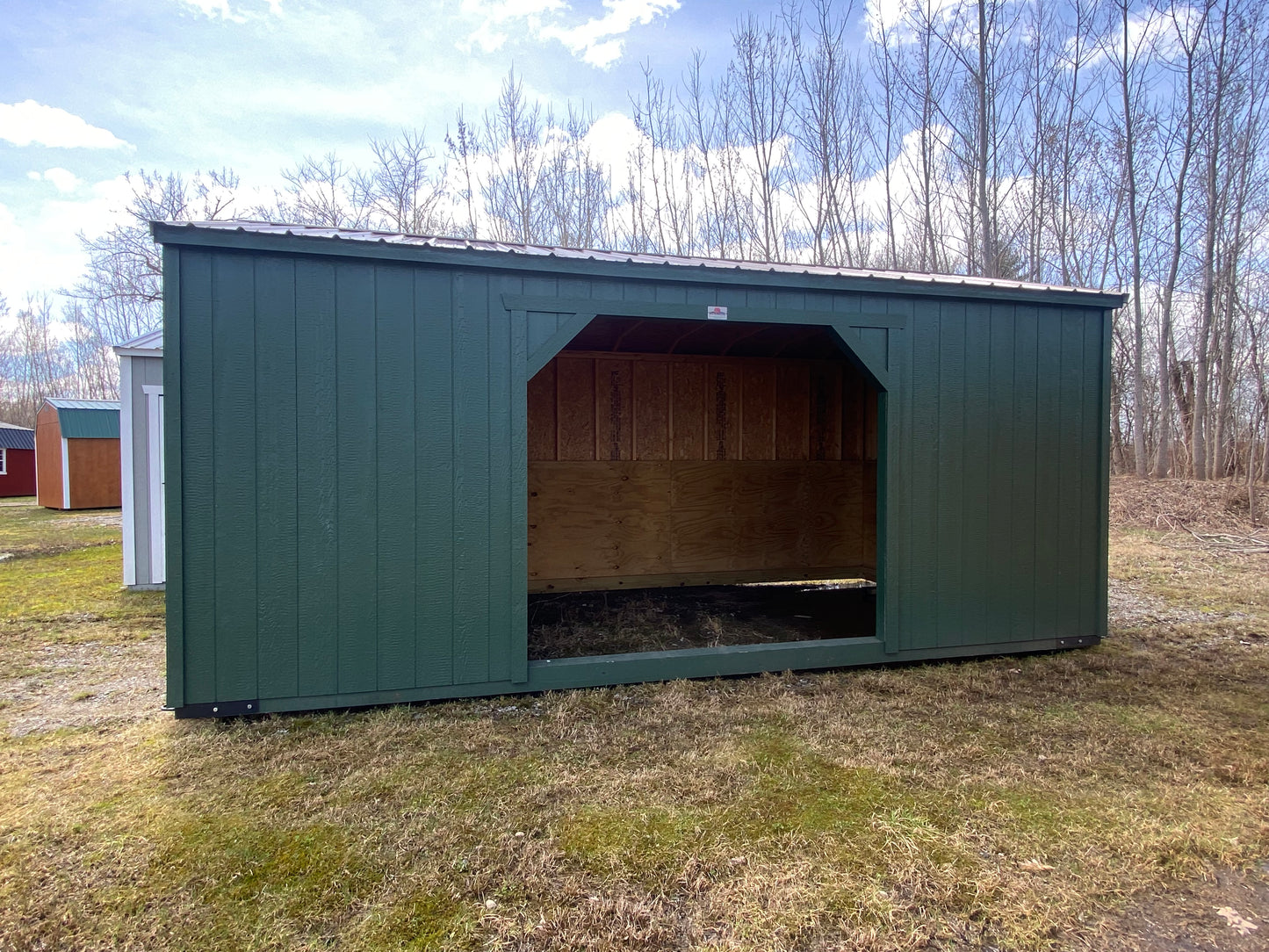 10x20 Run in Shed 83622