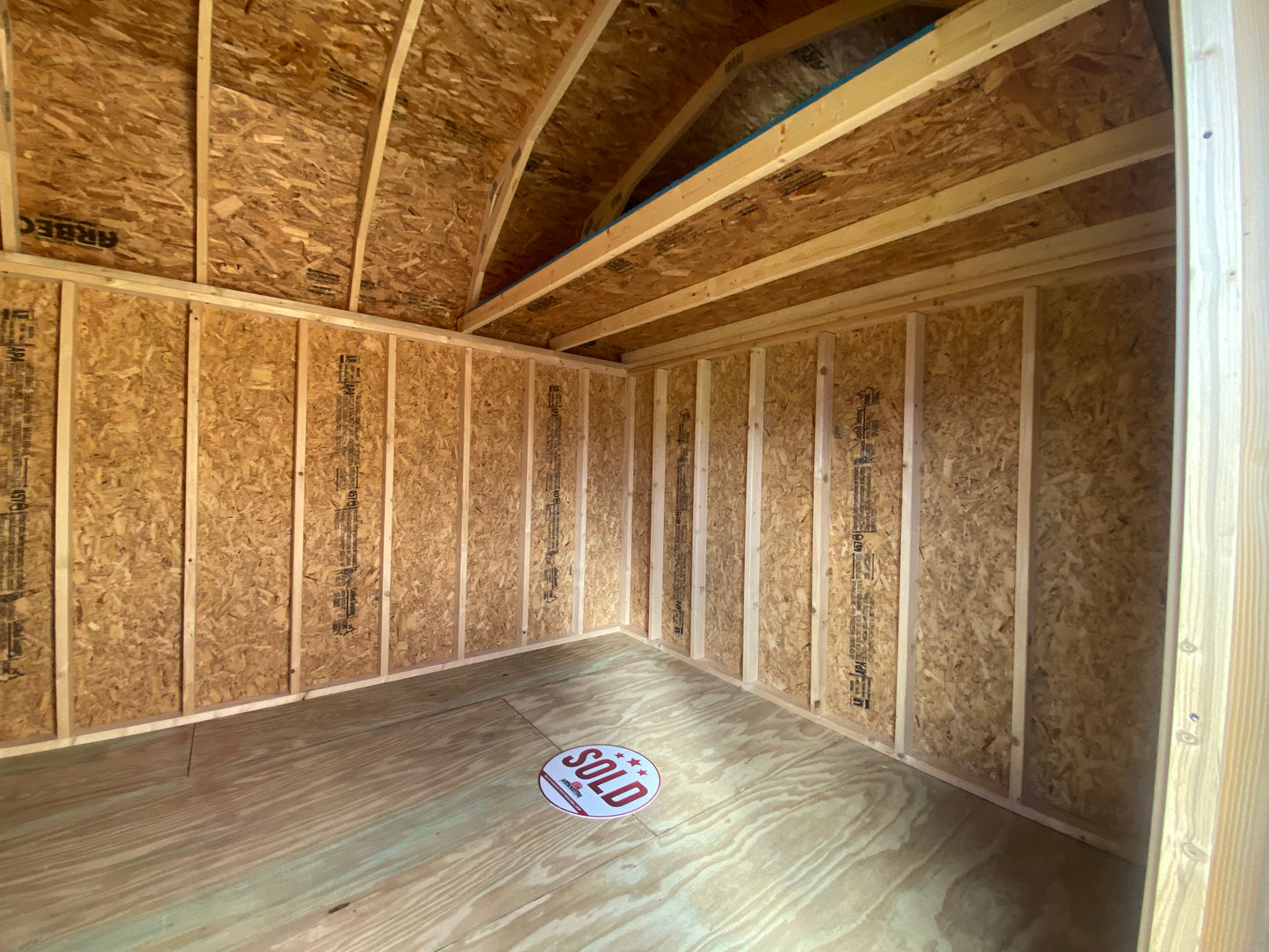 10x16 Side Lofted Barn 84388