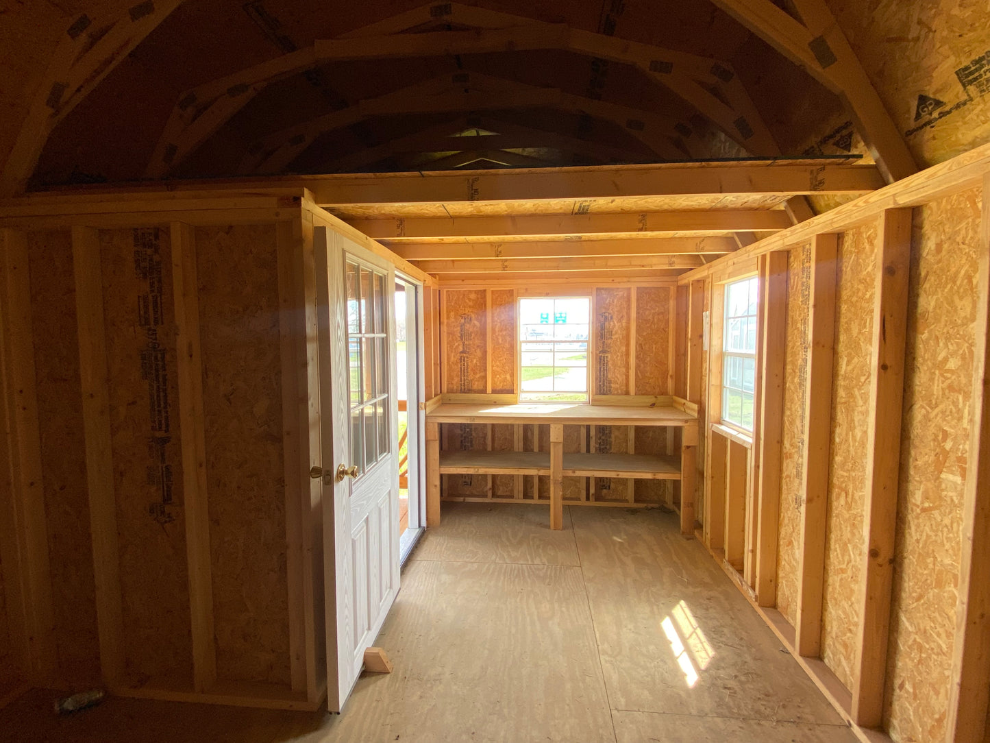 12x20 Lofted Side Porch 70541