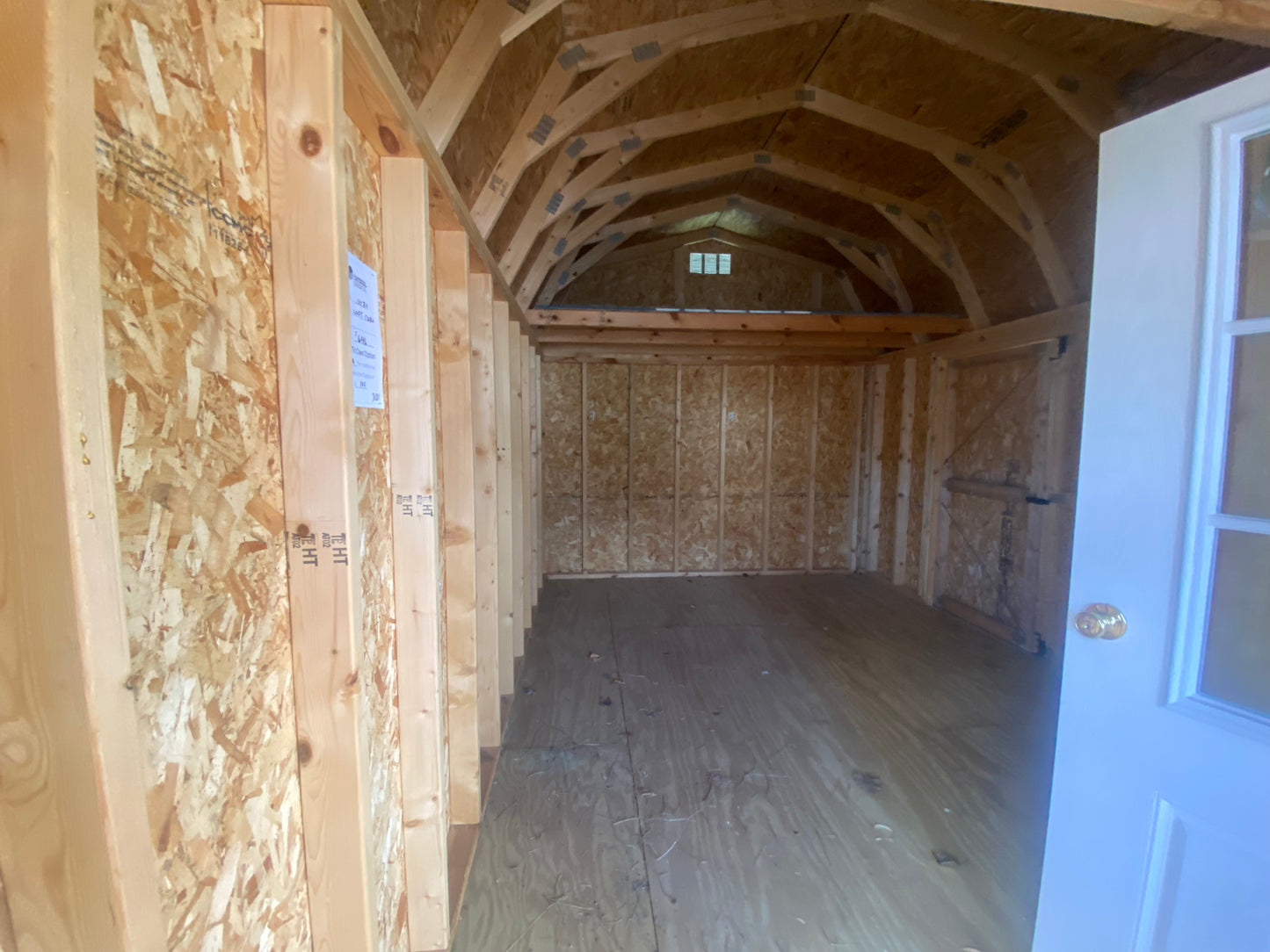 10x20 Side lofted cabin 70321