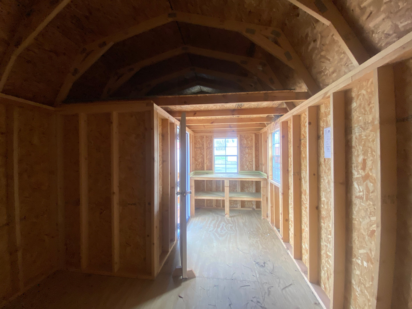 10x20 Side lofted cabin 70321