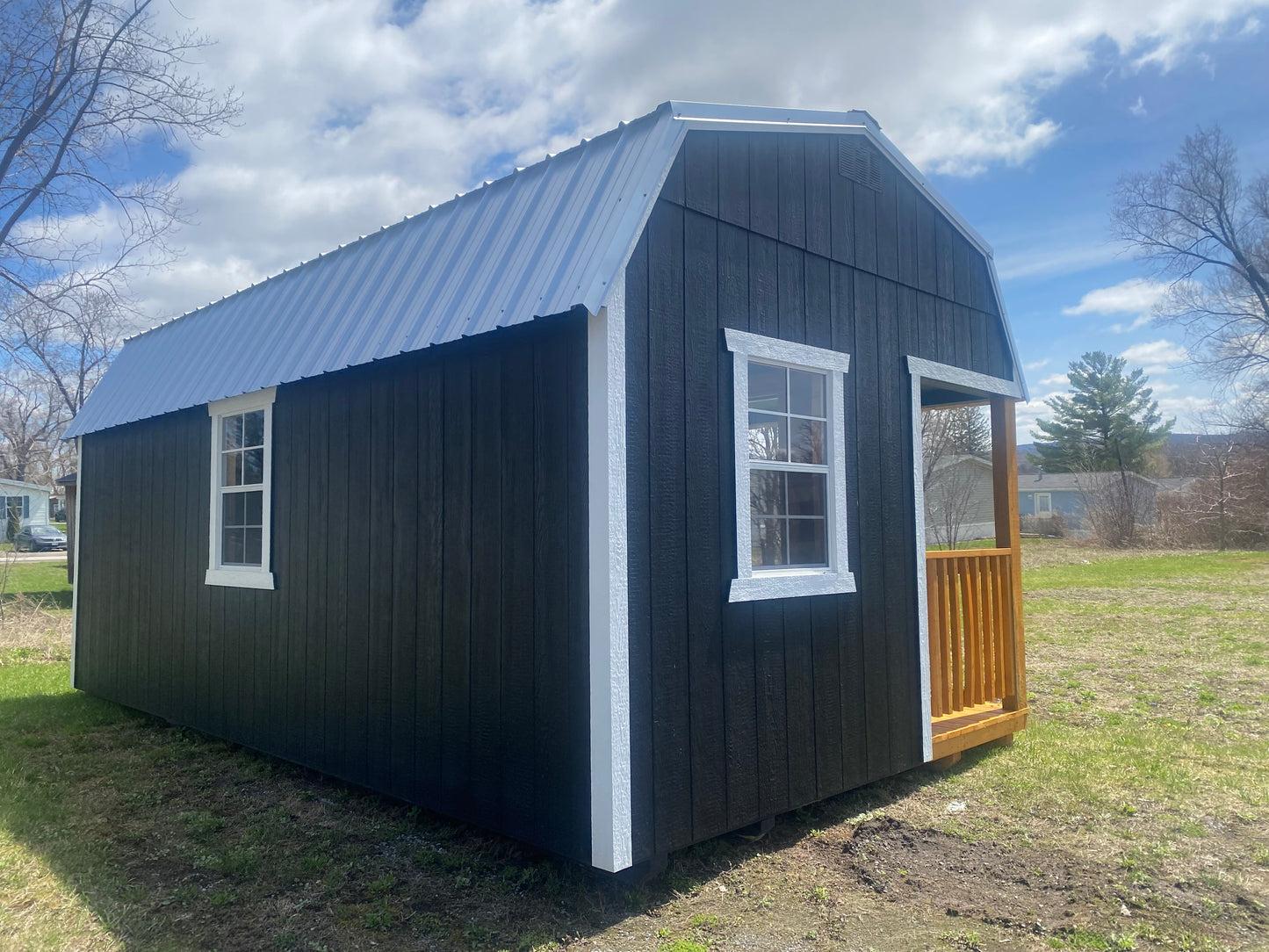 12x20 Lofted Side Porch 72101