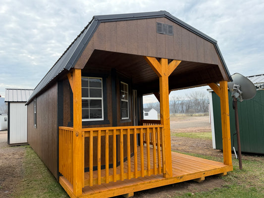 12x32 Lofted Deluxe Cabin C10196