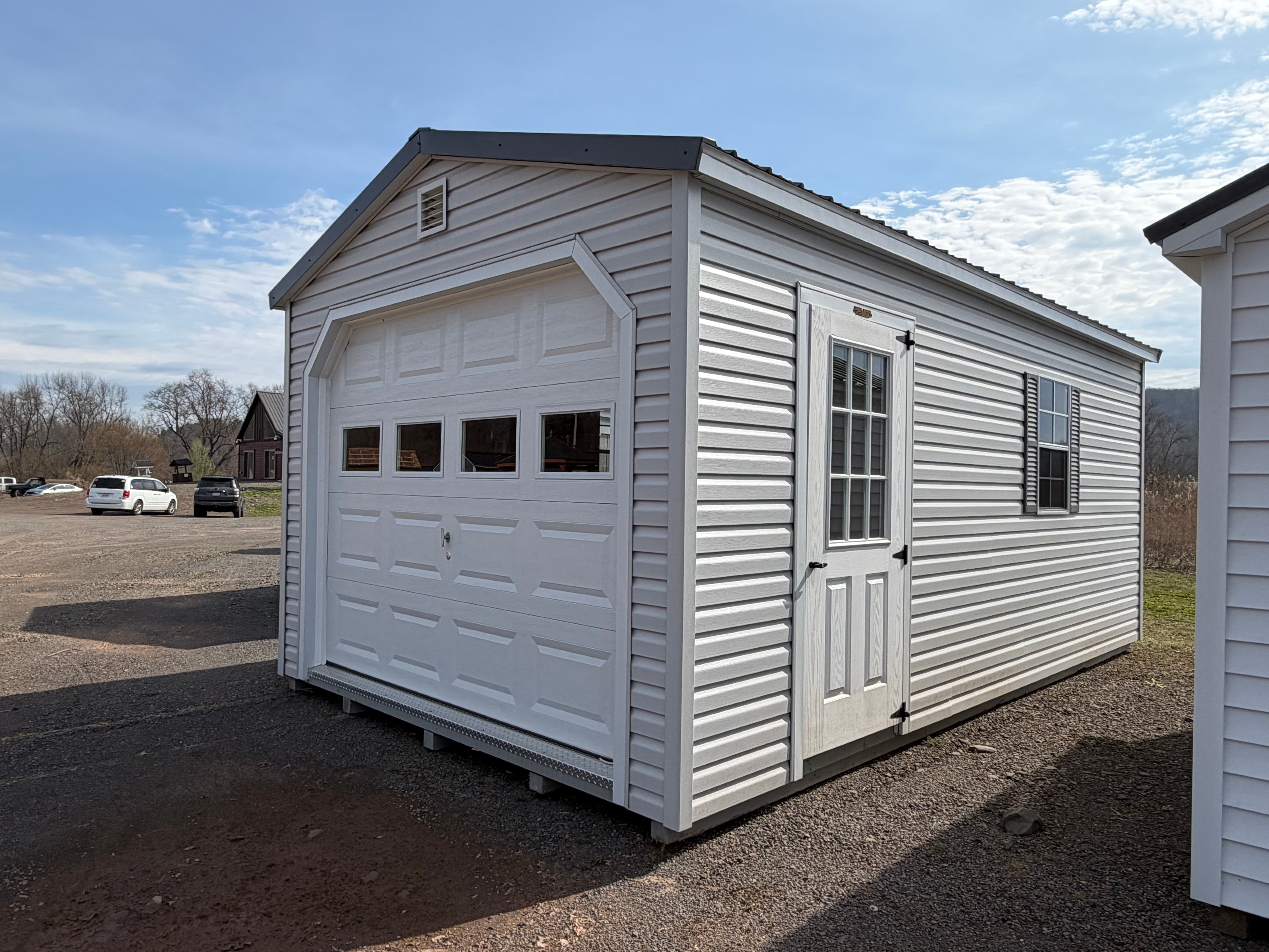 12x20 Vinyl Garage 0278 – Catskill Shed Company