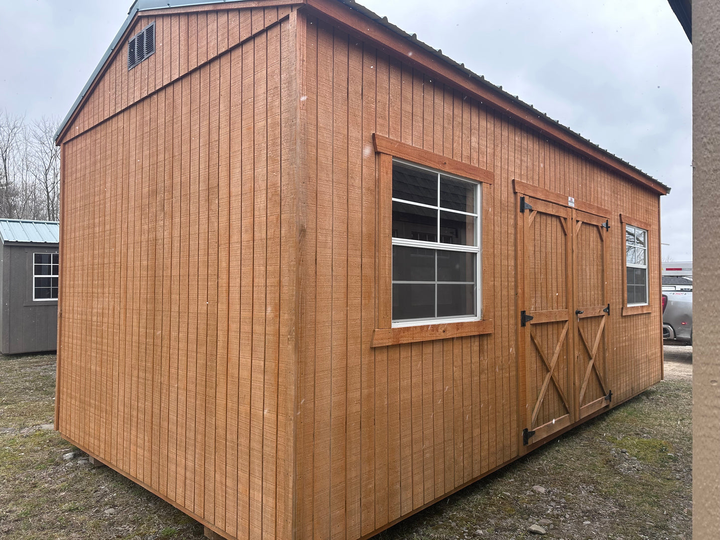 10x20 Side Utility Shed 69425
