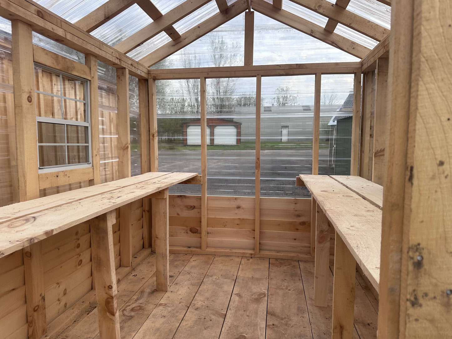 8x10 Rough Cut Greenhouse 1239