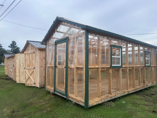 10x20 Green House 1554