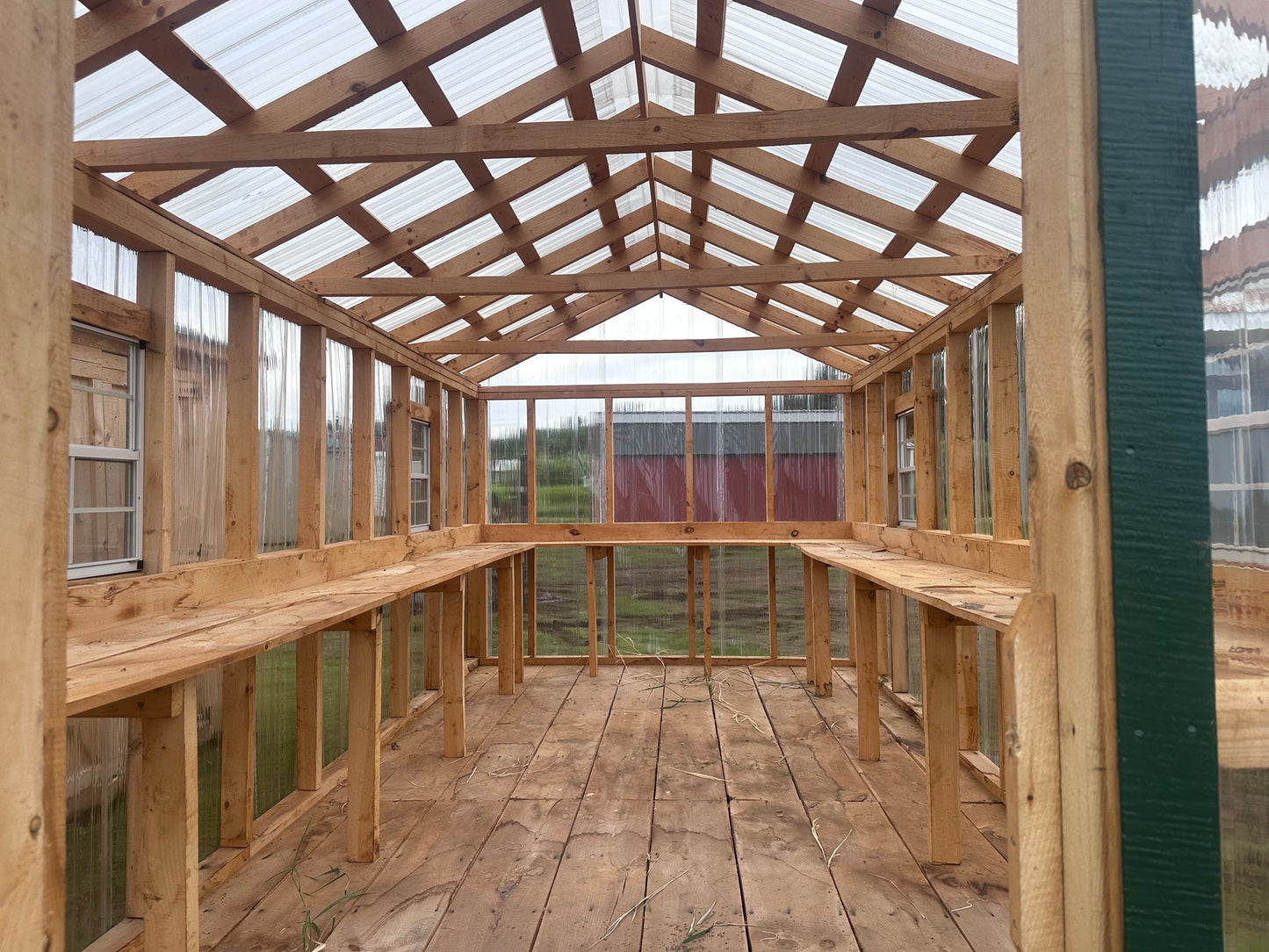 10x20 Green House 1554