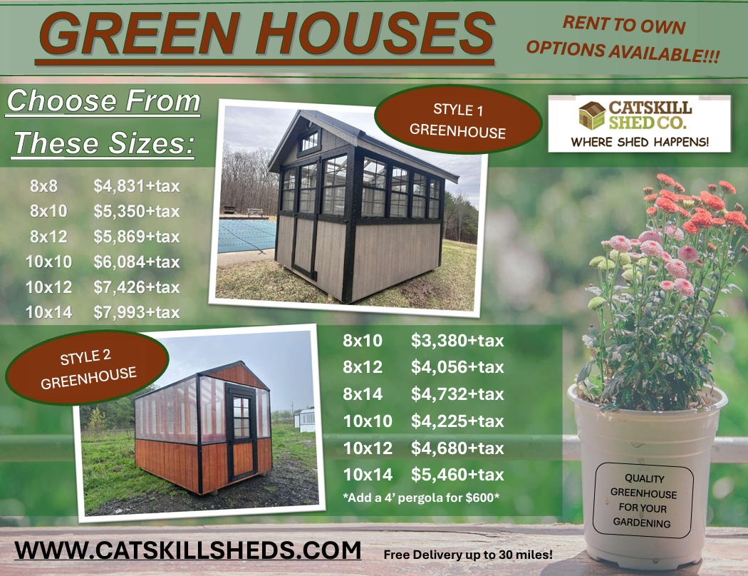 Catskill Green House Pricing