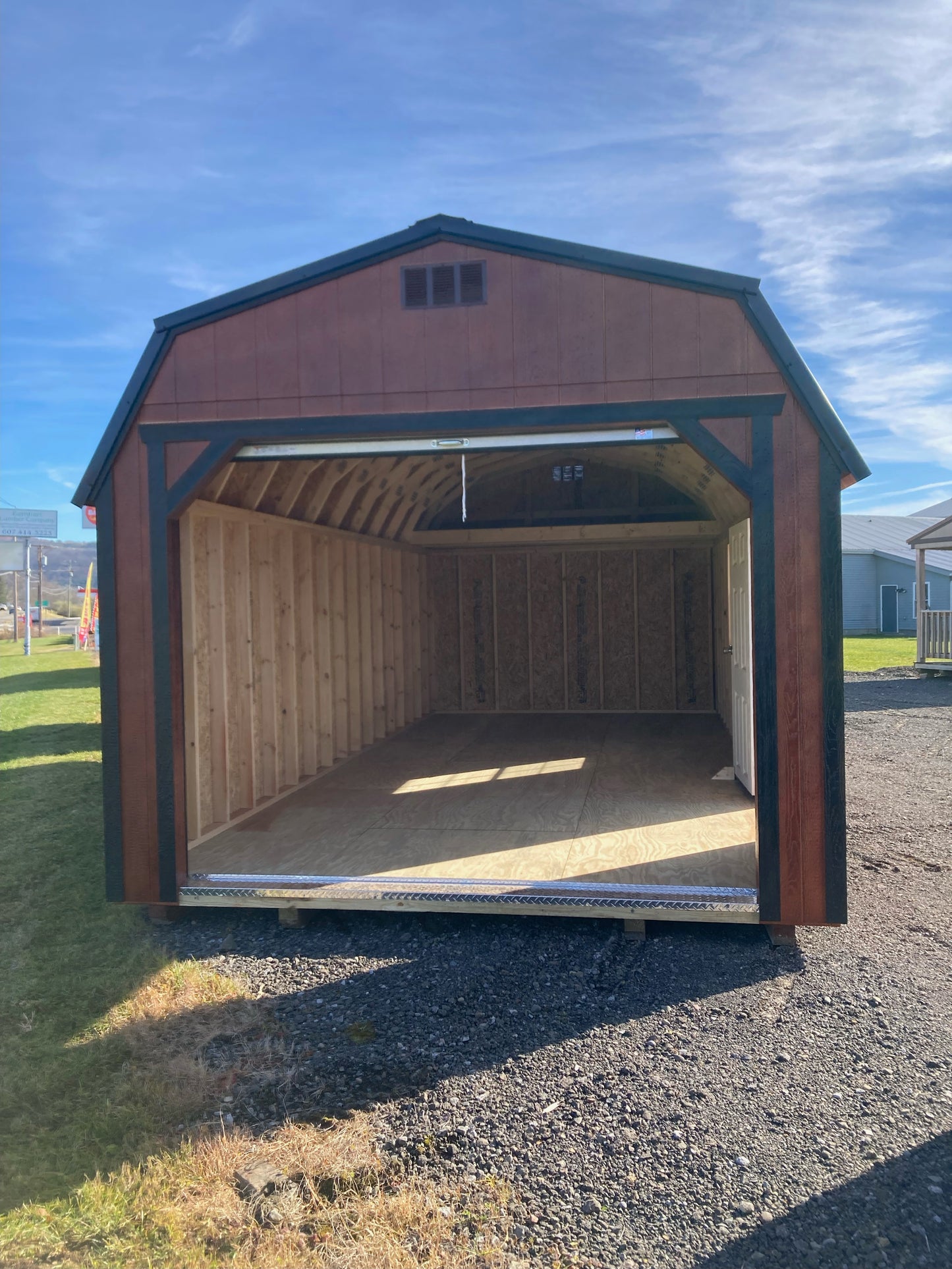 12x24 Lofted Garage 70656