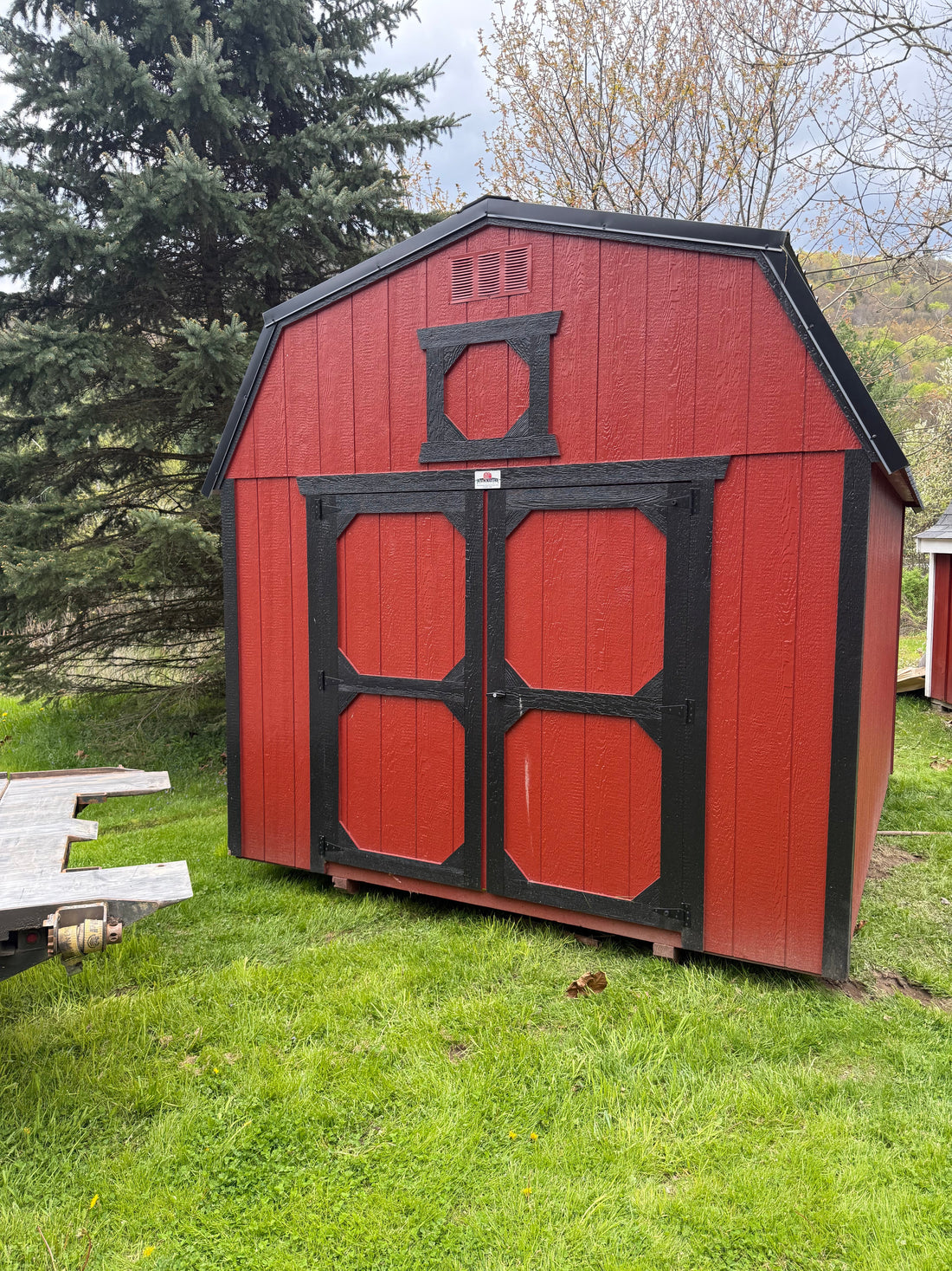 10x12 Lofted Barn Delivered In Deposit, NY