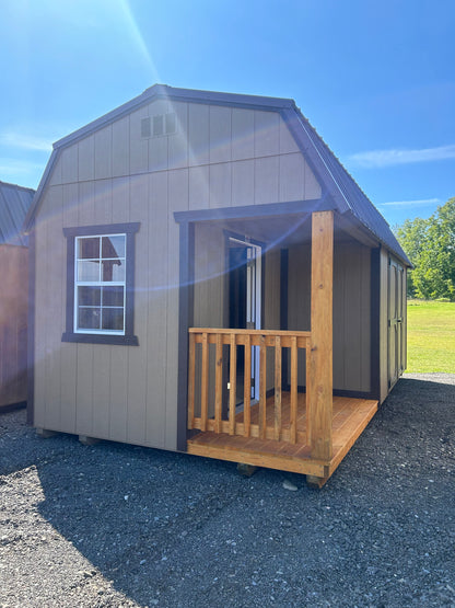 10x20 Side Lofted Cabin 71798