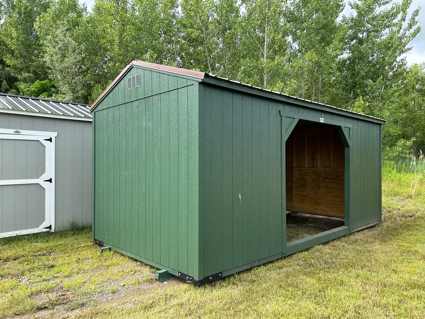 10x20 Run in Shed 83622 – Catskill Shed Company