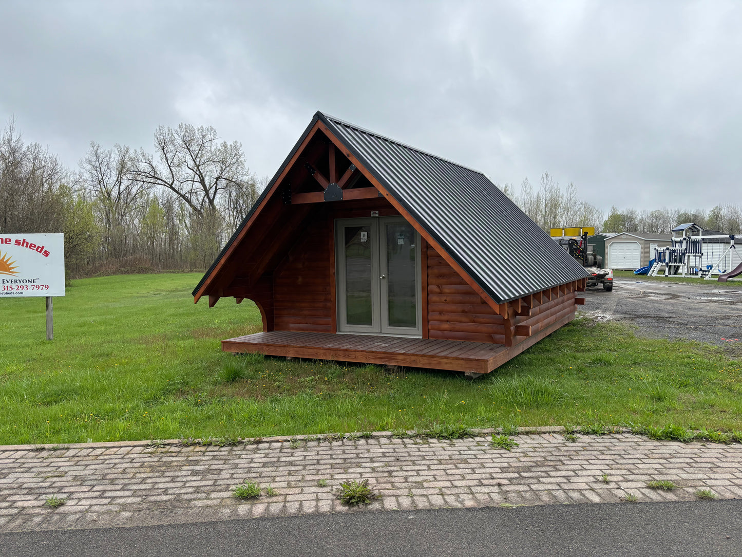 14x20 A-Frame Cabin 71160 – Catskill Shed Company
