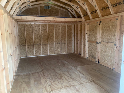 12x24 Lofted Side Porch 72729