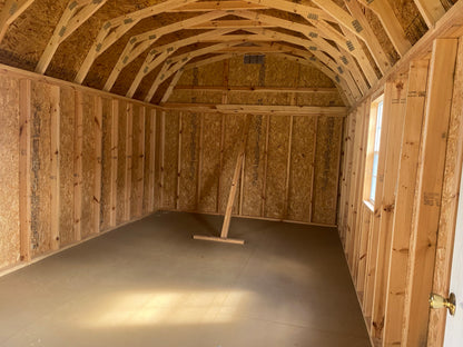 12x32 Deluxe Lofted Cabin 72429