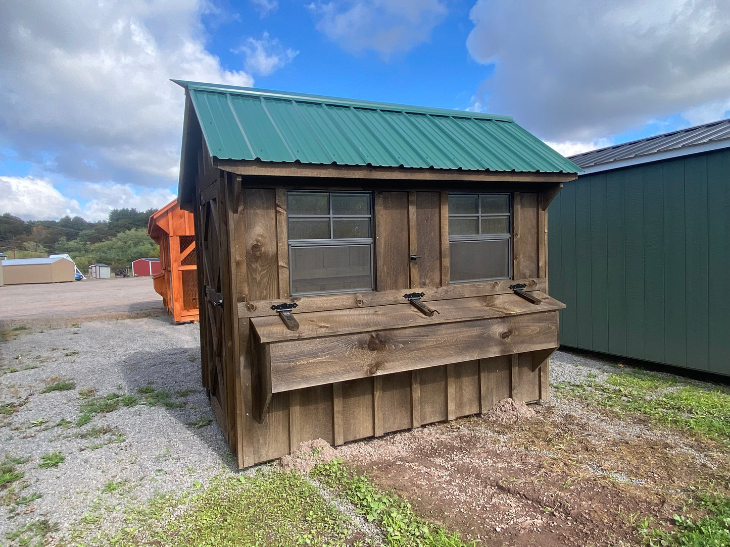 8x6 Chicken Coop Rough Cut 1227