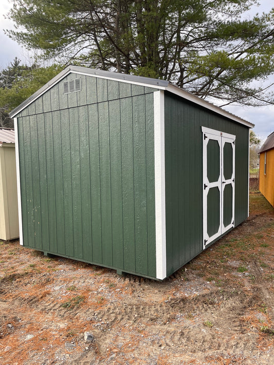 10x16 Side Utility Shed 70602