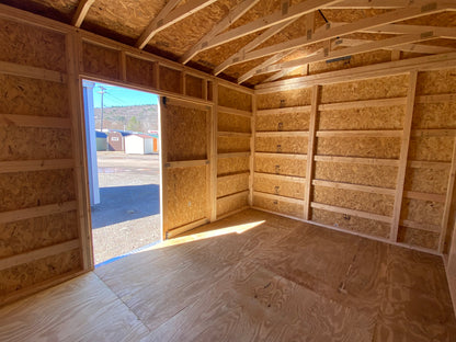 10x14 Side Utility Shed 72325