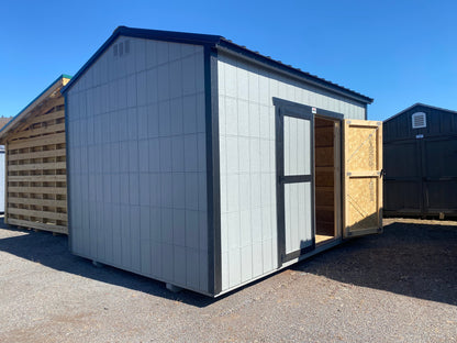 10x14 Side Utility Shed 72325