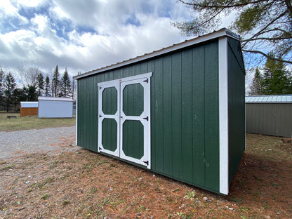 10x16 Side Utility Shed 70602