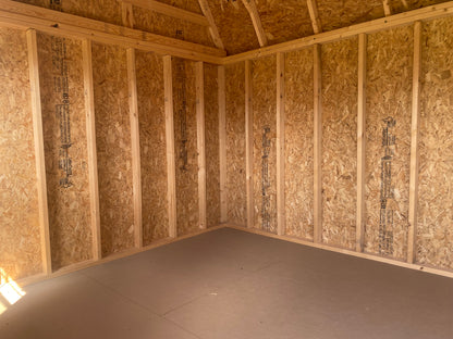 10x16 Side Lofted Barn 83619