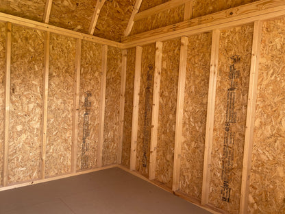 10x16 Side Lofted Barn 83619