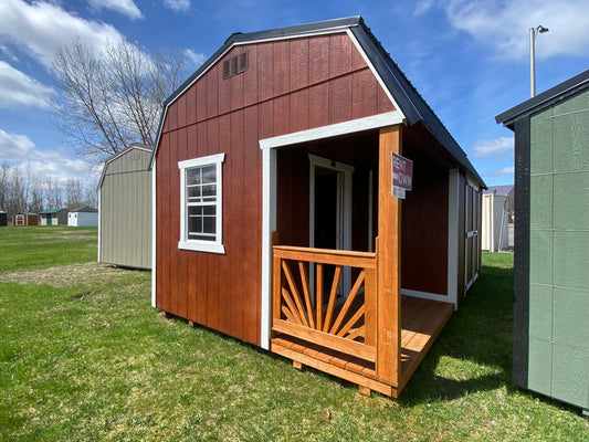 12x20 Lofted Side Porch 70541