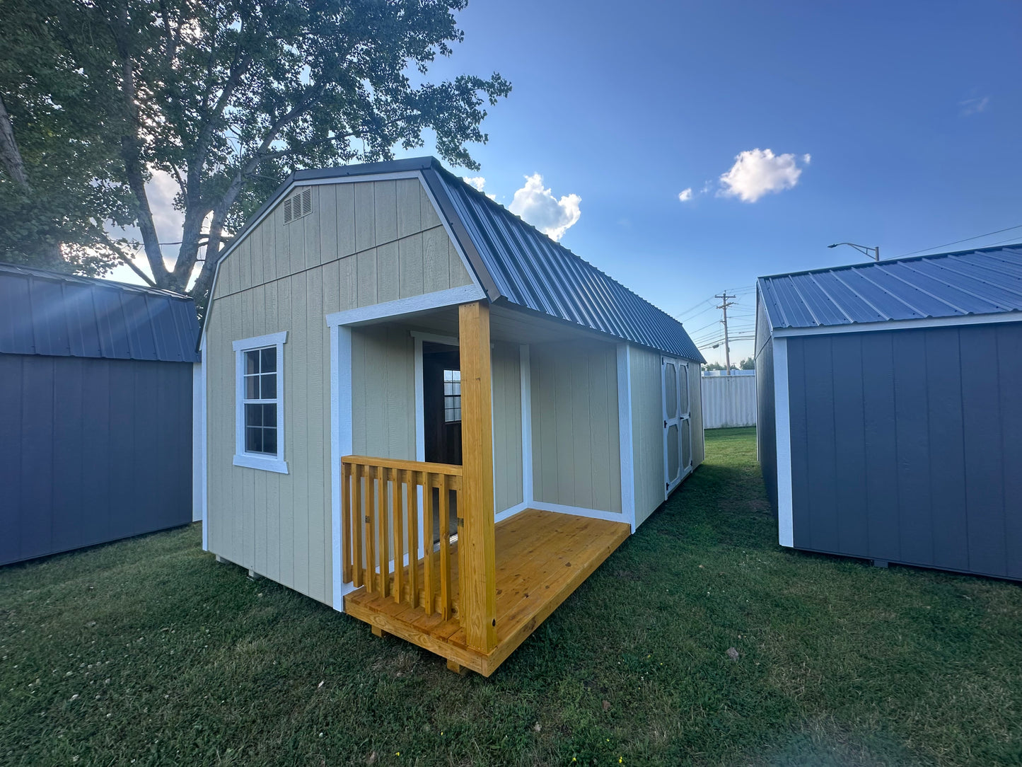 12x24 Lofted Side Porch C10762
