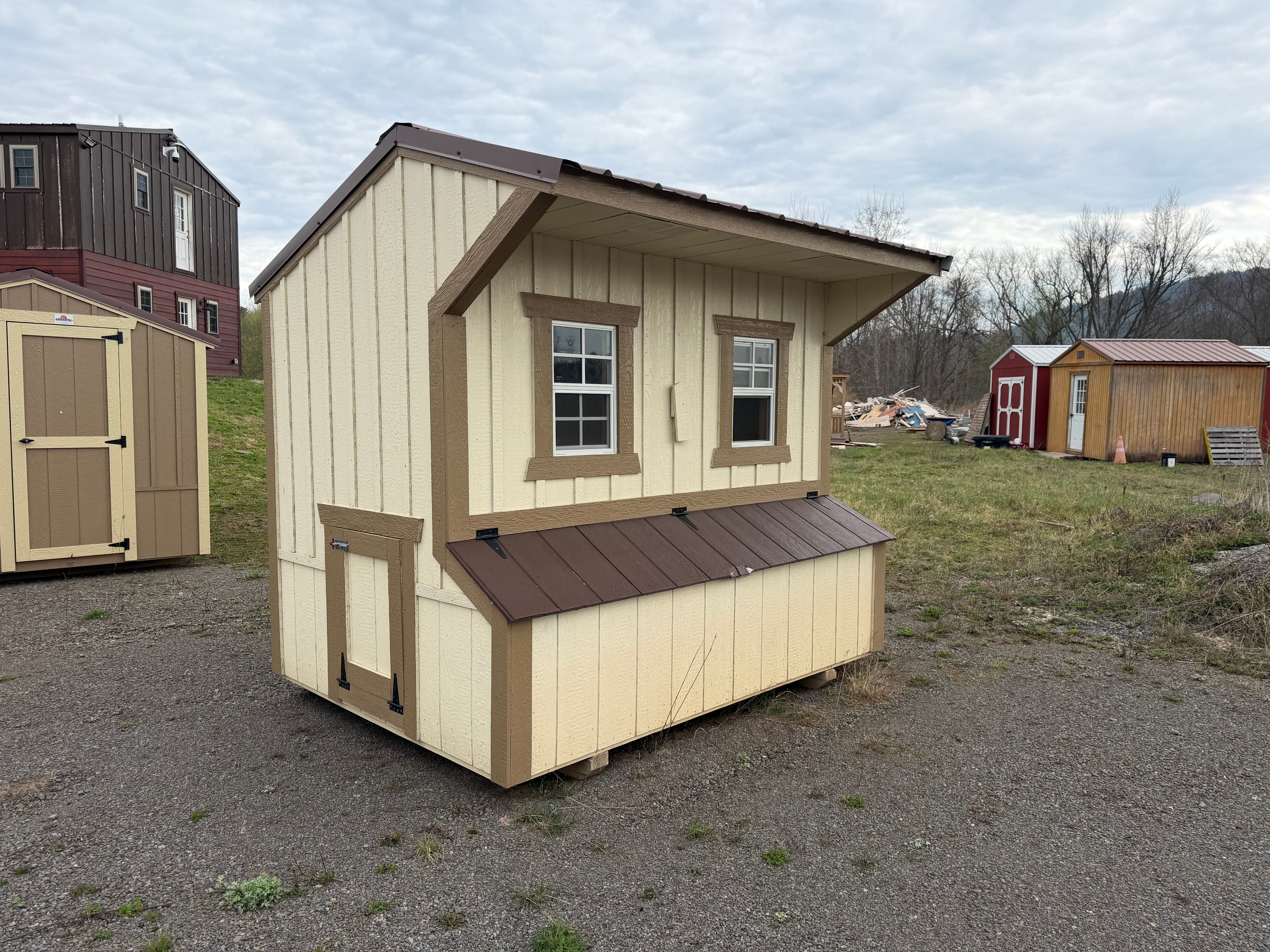 8x6 Chicken Coop 68407 – Catskill Shed Company