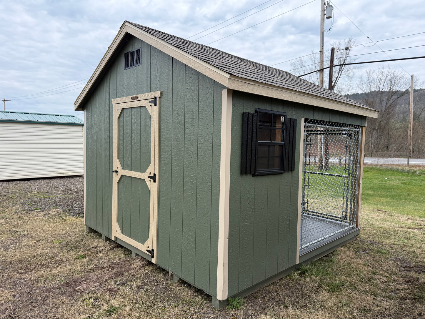 10x10 Dog Kennel *used* 150-Dk-1010