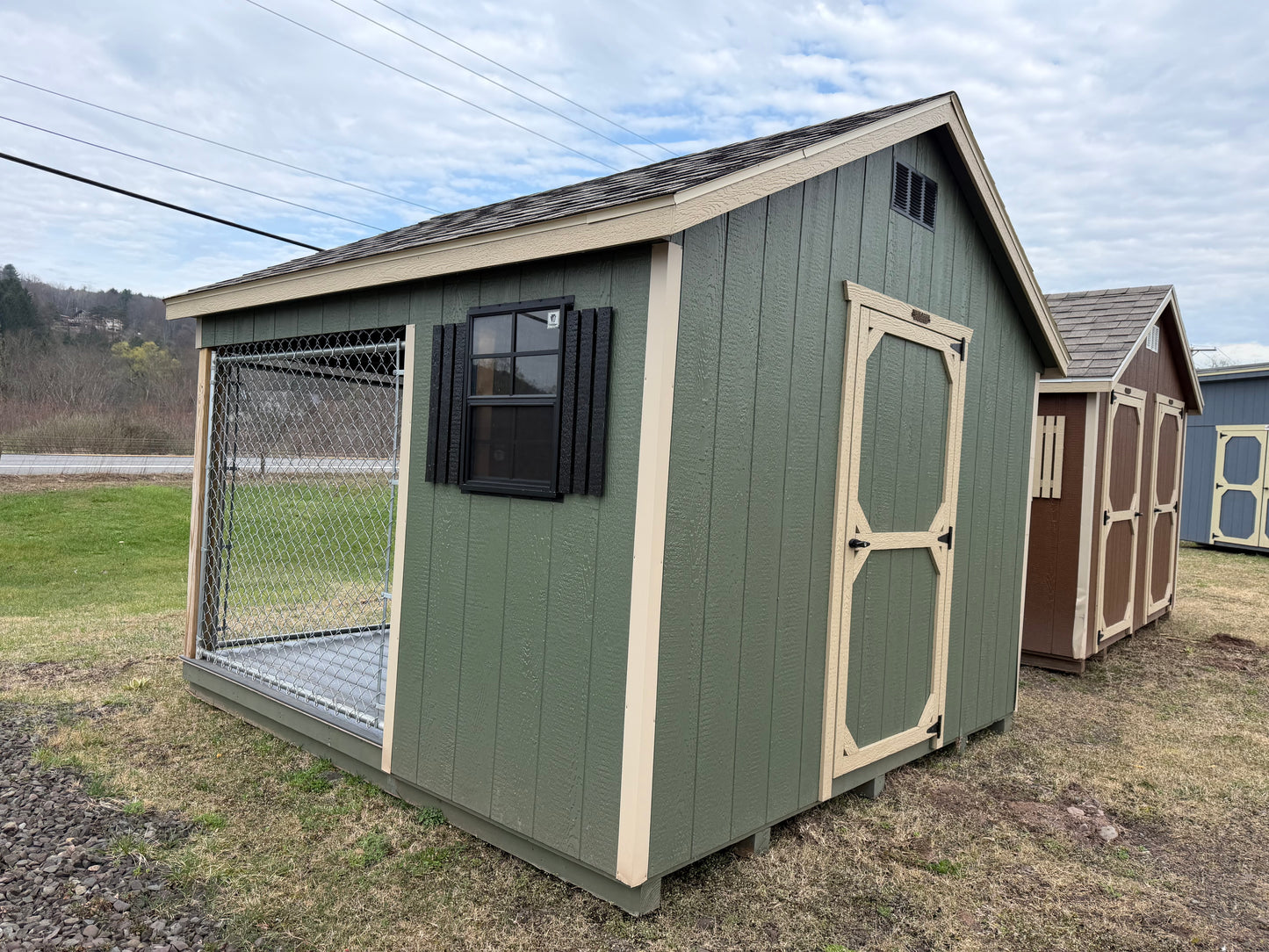 10x10 Dog Kennel *used* 150-Dk-1010