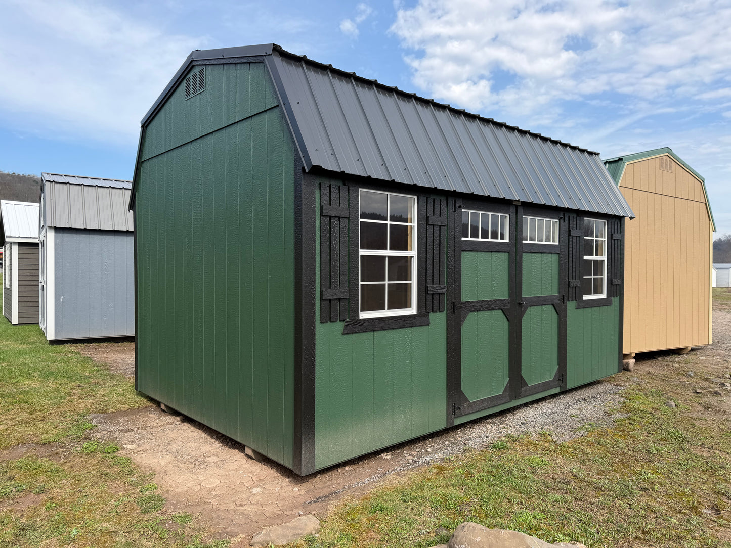 Side Lofted Barn 72894