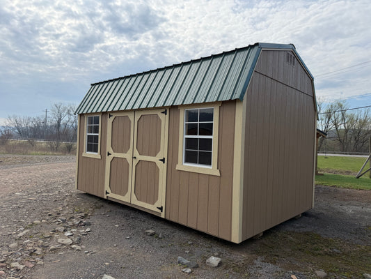 10x16 Side lofted Barn 72027