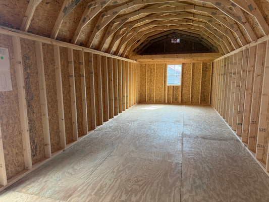 12x32 Lofted Garage C10219