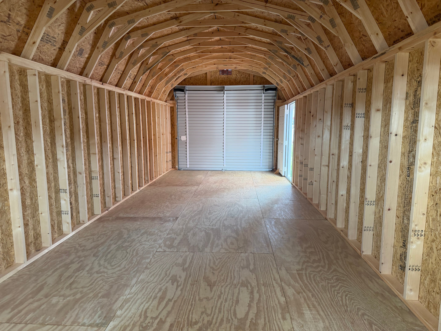 12x32 Lofted Garage C10219