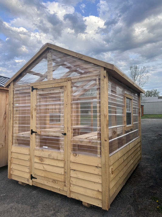 8x10 Rough Cut Greenhouse 1239