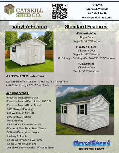 Catskill Shed Vinyl Line