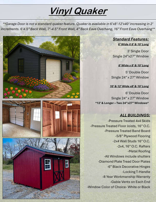 Catskill Shed Vinyl Line