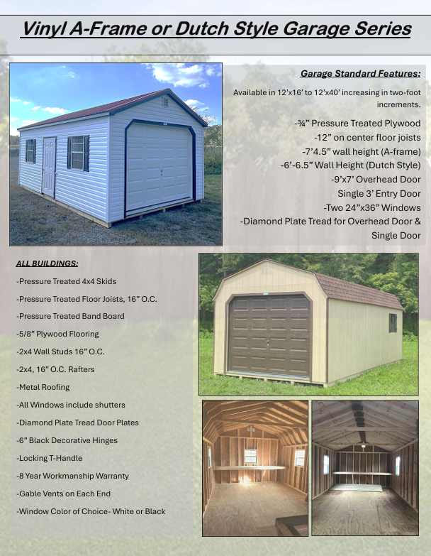 Catskill Shed Vinyl Line