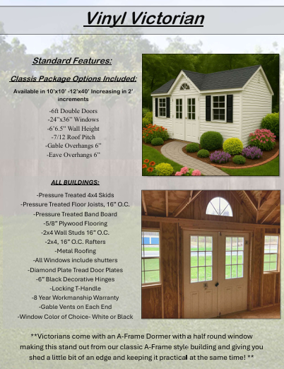 Catskill Shed Vinyl Line