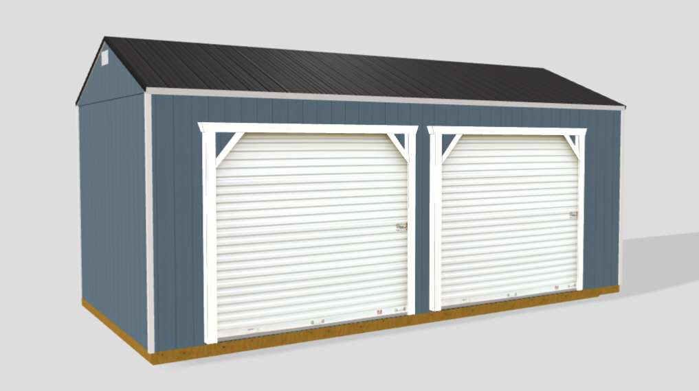 12x24 Four Door Garage!